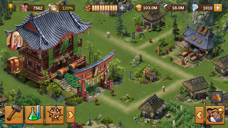 #8. Forge of Empires: Build a City (Android) By: InnoGames GmbH