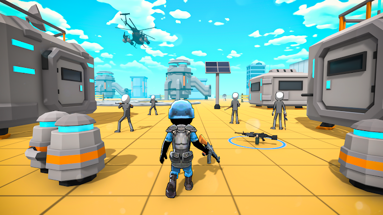 #6. Stickman Gun Shooter 3D (Android) By: TnTn