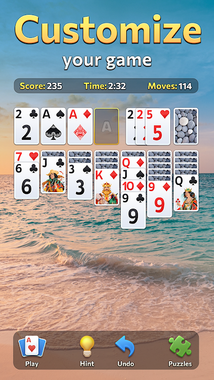 #3. Solitaire Daily Break (Android) By: Come2Play - Board Games