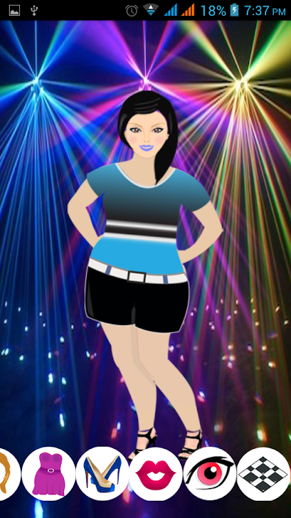 #4. Party girl dress up games (Android) By: Micky Appz