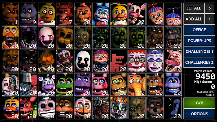 #9. Ultimate Custom Night (Android) By: Clickteam USA LLC