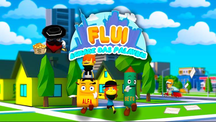 #4. Flui - A cidade das palavras (Android) By: Instituto Alfa e Beto