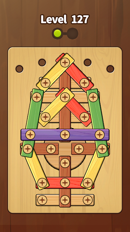 #4. ReBolt : Wood Screw Puzzle (Android) By: SUPERBOX Inc