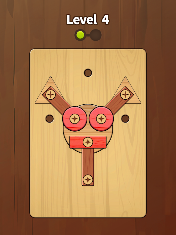 #7. ReBolt : Wood Screw Puzzle (Android) By: SUPERBOX Inc