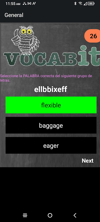 #3. VocaBiT 6th-Col. Vocabulary Fr (Android) By: Garlin Cephas at VocaBiTclassroom.com