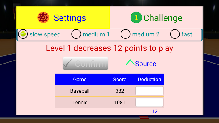 #7. Combo:baseball & tennis (Android) By: Ya-Chu Yang