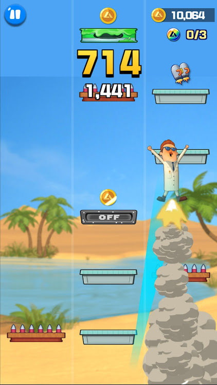 #3. Maca&Roni: Jump Action Arcade (Android) By: Idiocracy, Inc