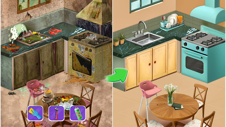 #4. Home Makeover: ASMR Game (Android) By: Happy Giggles