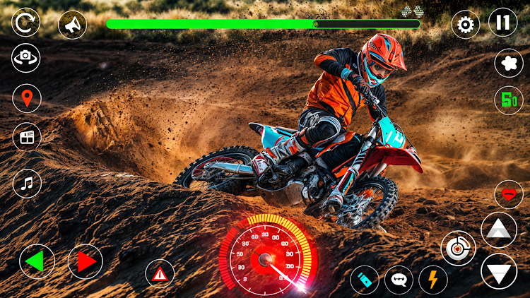 #4. Motocross Dirt Bike Racing 3D (Android) By: Gamers Ice