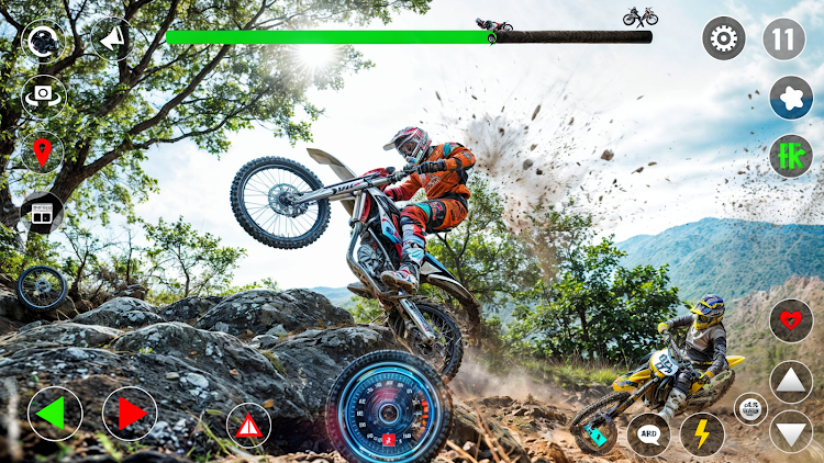 #7. Motocross Dirt Bike Racing 3D (Android) By: Gamers Ice