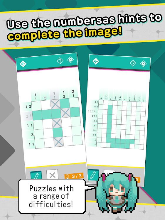 #6. Hatsune Miku Logic Paint (Android) By: クリプトン・フューチャー・メディア株式会社