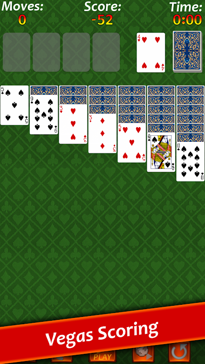 #7. Klondike+ Solitaire - Premium (Android) By: Classic Games by Gregor Haag