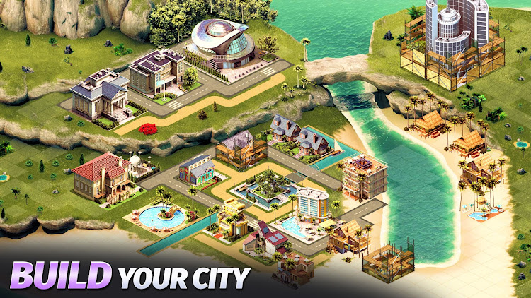 #2. City Island 4: Simulation Town (Android) By: Sparkling Society - Build Town City Building Games