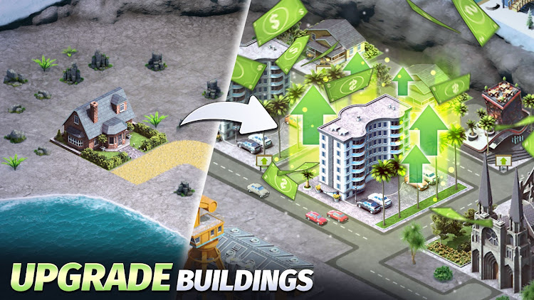 #4. City Island 4: Simulation Town (Android) By: Sparkling Society - Build Town City Building Games