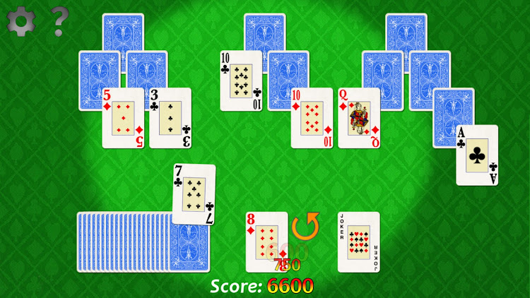 #3. Solitaire TriPeaks Classic (Android) By: Classic Games by Gregor Haag