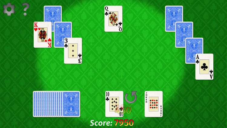 #4. Solitaire TriPeaks Classic (Android) By: Classic Games by Gregor Haag