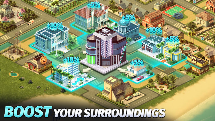 #6. City Island 4: Simulation Town (Android) By: Sparkling Society - Build Town City Building Games