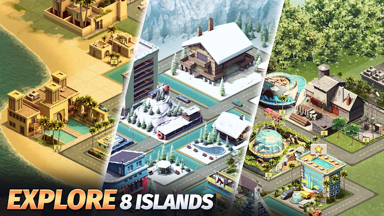 #7. City Island 4: Simulation Town (Android) By: Sparkling Society - Build Town City Building Games