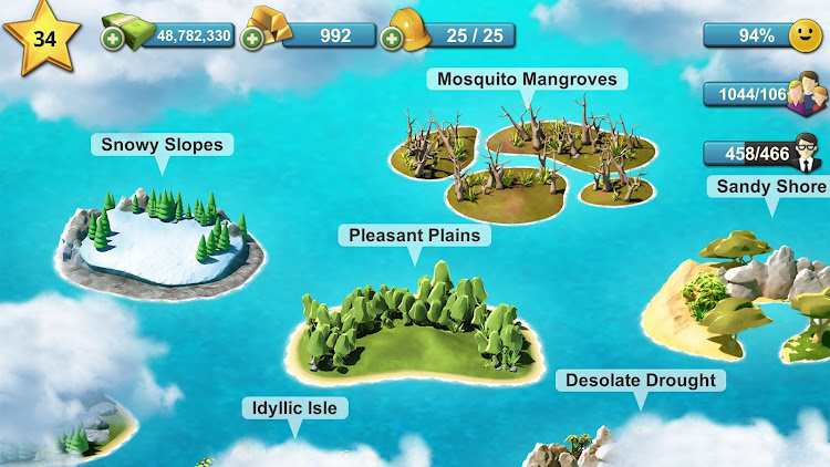 #8. City Island 4: Simulation Town (Android) By: Sparkling Society - Build Town City Building Games