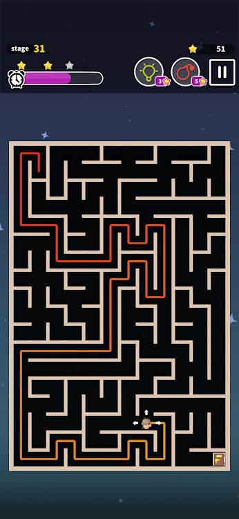 #3. Maze game classic fun puzzle (Android) By: NIRMITA ENTERTAINMENT