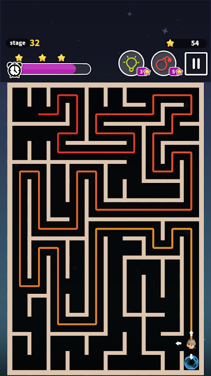 #9. Maze game classic fun puzzle (Android) By: NIRMITA ENTERTAINMENT