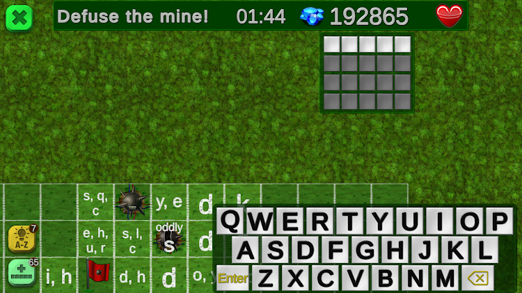 #3. MineSwordle (Android) By: Raging Pygmy Goat Games