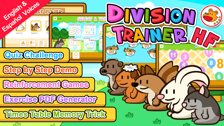 #7. HF Division Trainer (Android) By: Hamster Force Multimedia Ltd.