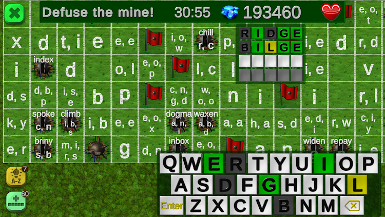 #7. MineSwordle (Android) By: Raging Pygmy Goat Games