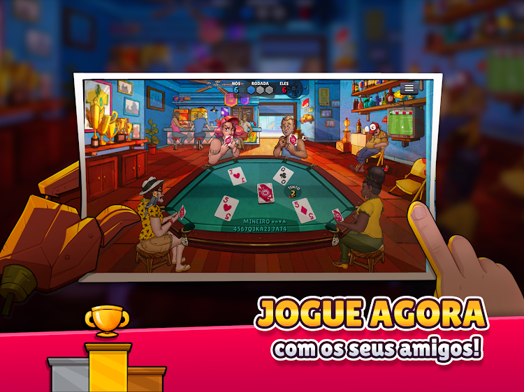 #9. Truco Arena - Truco Online (Android) By: Delotech Games