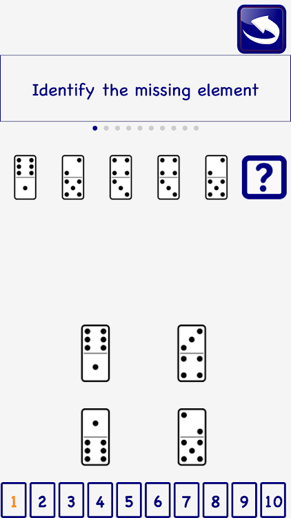 #3. Domino psycho Test Brain train (Android) By: Boriol