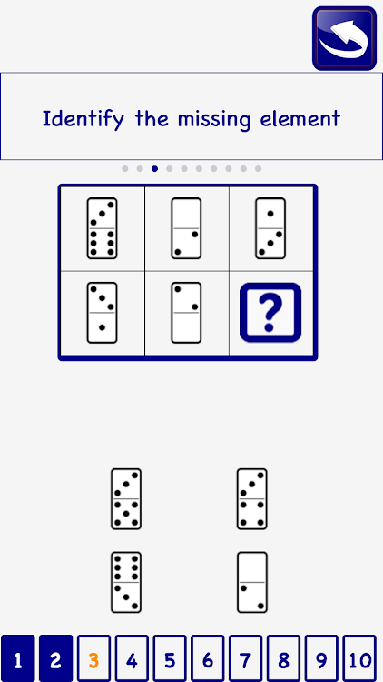 #4. Domino psycho Test Brain train (Android) By: Boriol