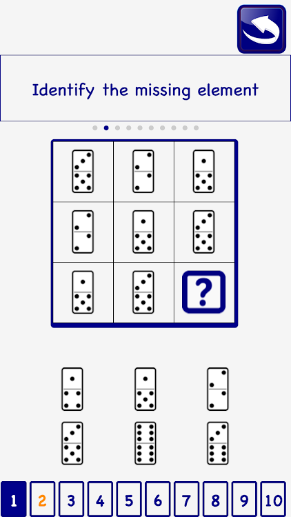 #5. Domino psycho Test Brain train (Android) By: Boriol