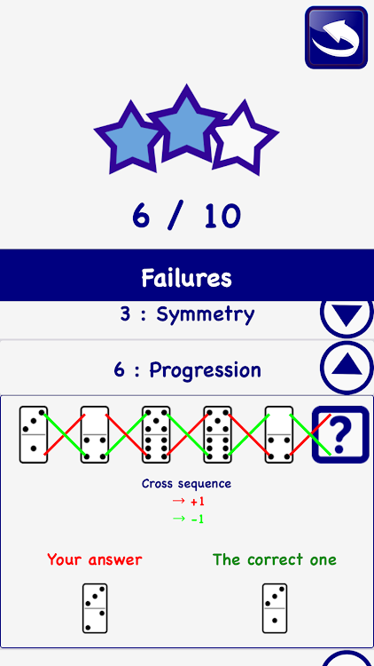 #6. Domino psycho Test Brain train (Android) By: Boriol