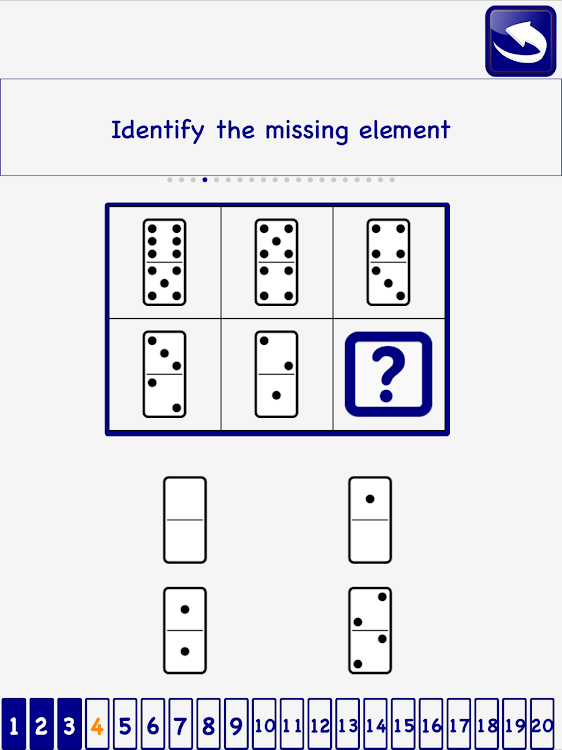 #8. Domino psycho Test Brain train (Android) By: Boriol