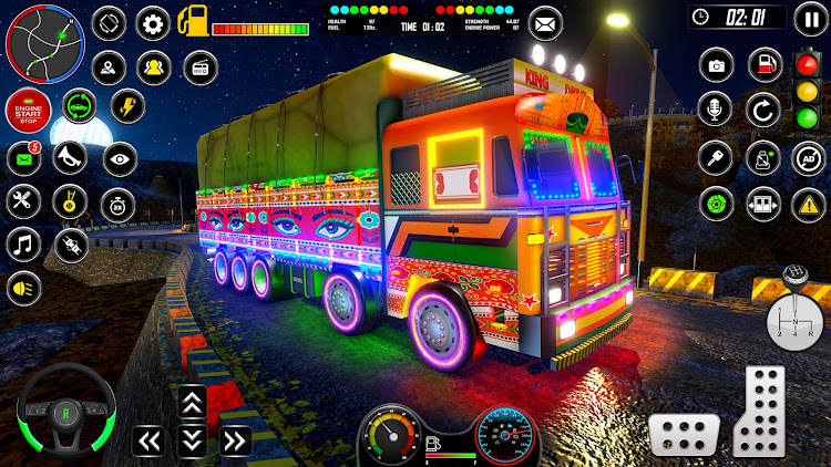 #4. Indian Truck Game 3D Simulator (Android) By: Cradley Creations