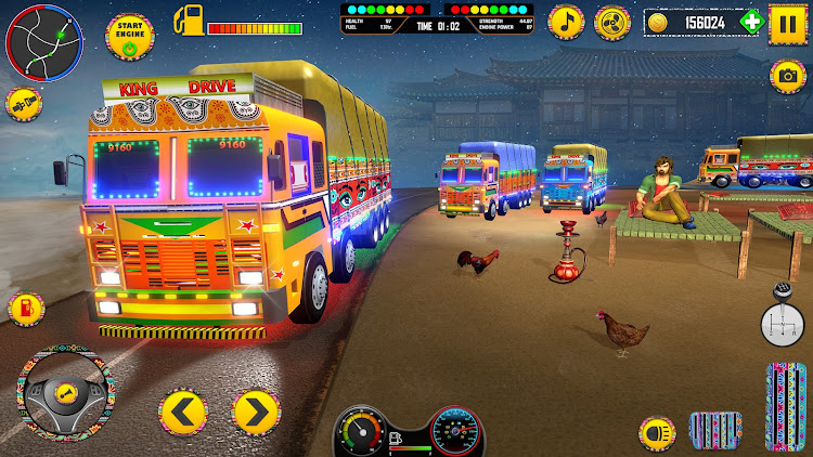 #5. Indian Truck Game 3D Simulator (Android) By: Cradley Creations