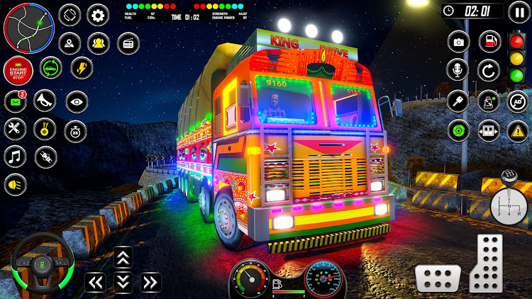 #6. Indian Truck Game 3D Simulator (Android) By: Cradley Creations