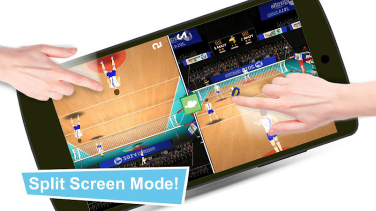 #7. Volleyball Champions 3D - Onli (Android) By: Giraffe Games Limited