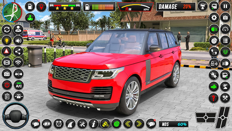 #3. Car Driving 3D Car School Game (Android) By: Games Quest