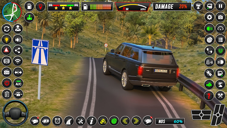 #4. Car Driving 3D Car School Game (Android) By: Games Quest