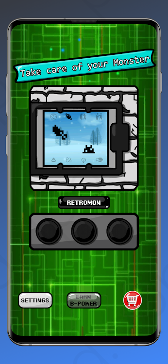 #2. RetroMon - Virtual Pet Monster (Android) By: meizois