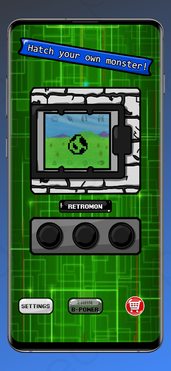 #8. RetroMon - Virtual Pet Monster (Android) By: meizois