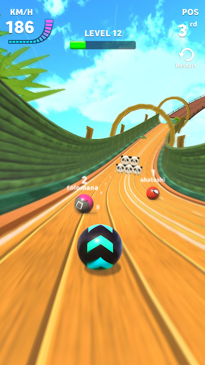 #3. Racing Ball Master 3D (Android) By: Zego Studio