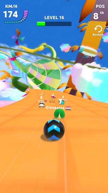 #4. Racing Ball Master 3D (Android) By: Zego Studio