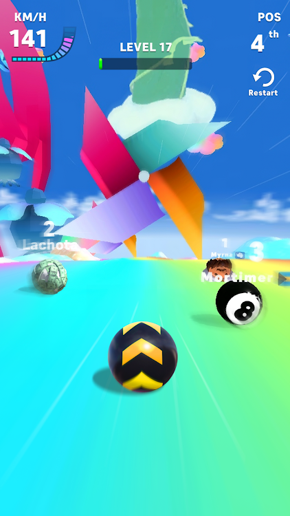 #6. Racing Ball Master 3D (Android) By: Zego Studio