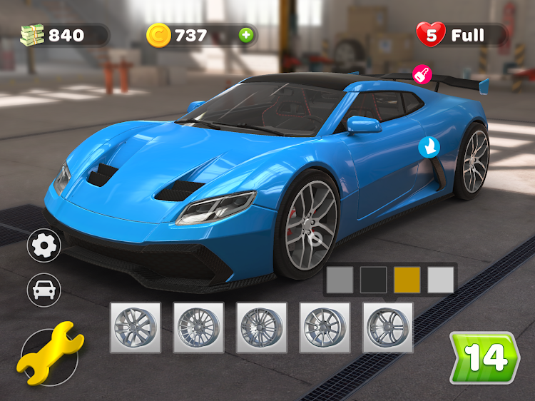 #9. Car Tuning - Design Cars (Android) By: Giraffe Games Limited