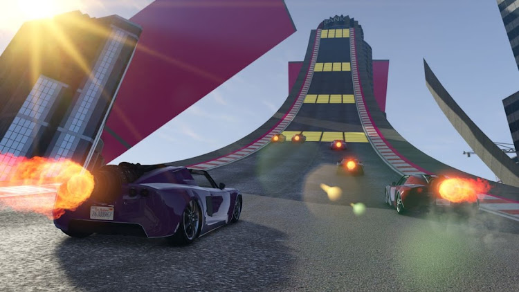 #8. Mega Ramp Car Offline Games (Android) By: Crown Envision