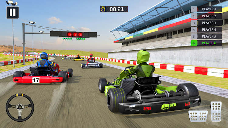 #2. Go Kart Racing Games Offline (Android) By: Game Dot