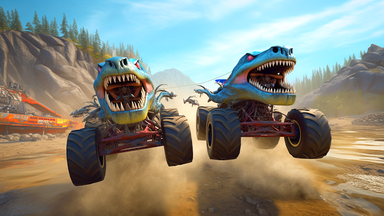 #4. Crazy Monster Truck Stunts (Android) By: Sharp Axe Studios