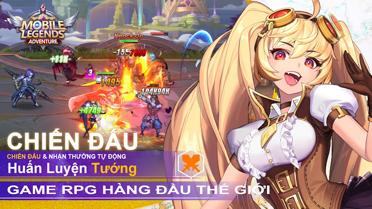 #2. Mobile Legends: Adventure VN (Android) By: Công ty cổ phần phát triển công nghệ số Hồng Hà